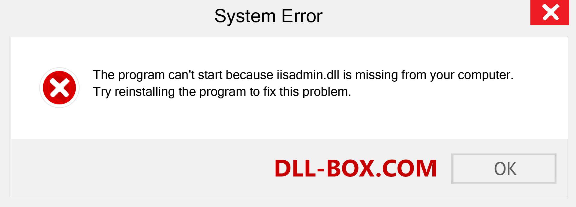  iisadmin.dll file is missing?. Download for Windows 7, 8, 10 - Fix  iisadmin dll Missing Error on Windows, photos, images